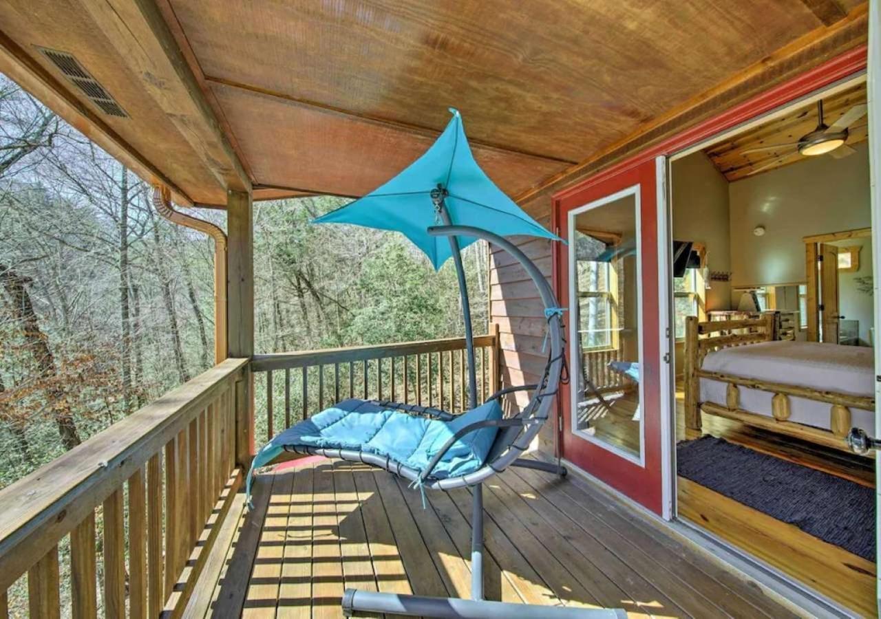 Amazing Creek View Cabin W/ Hot Tub, Firepit & Pool Table Ellijay Exterior foto