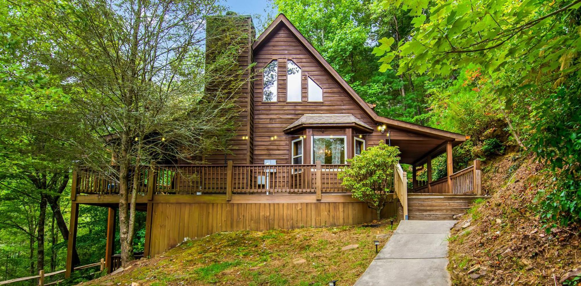 Amazing Creek View Cabin W/ Hot Tub, Firepit & Pool Table Ellijay Exterior foto