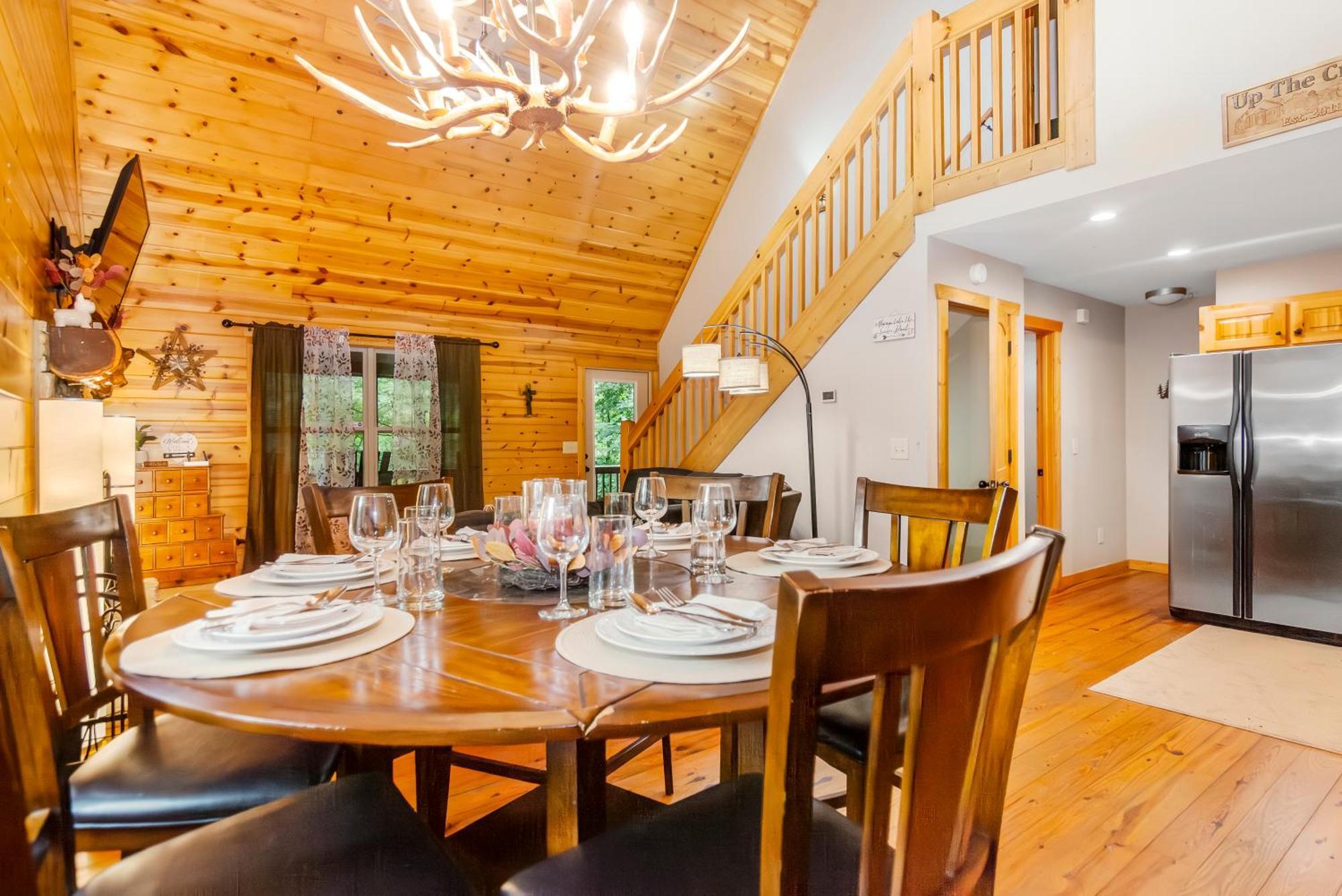 Amazing Creek View Cabin W/ Hot Tub, Firepit & Pool Table Ellijay Exterior foto