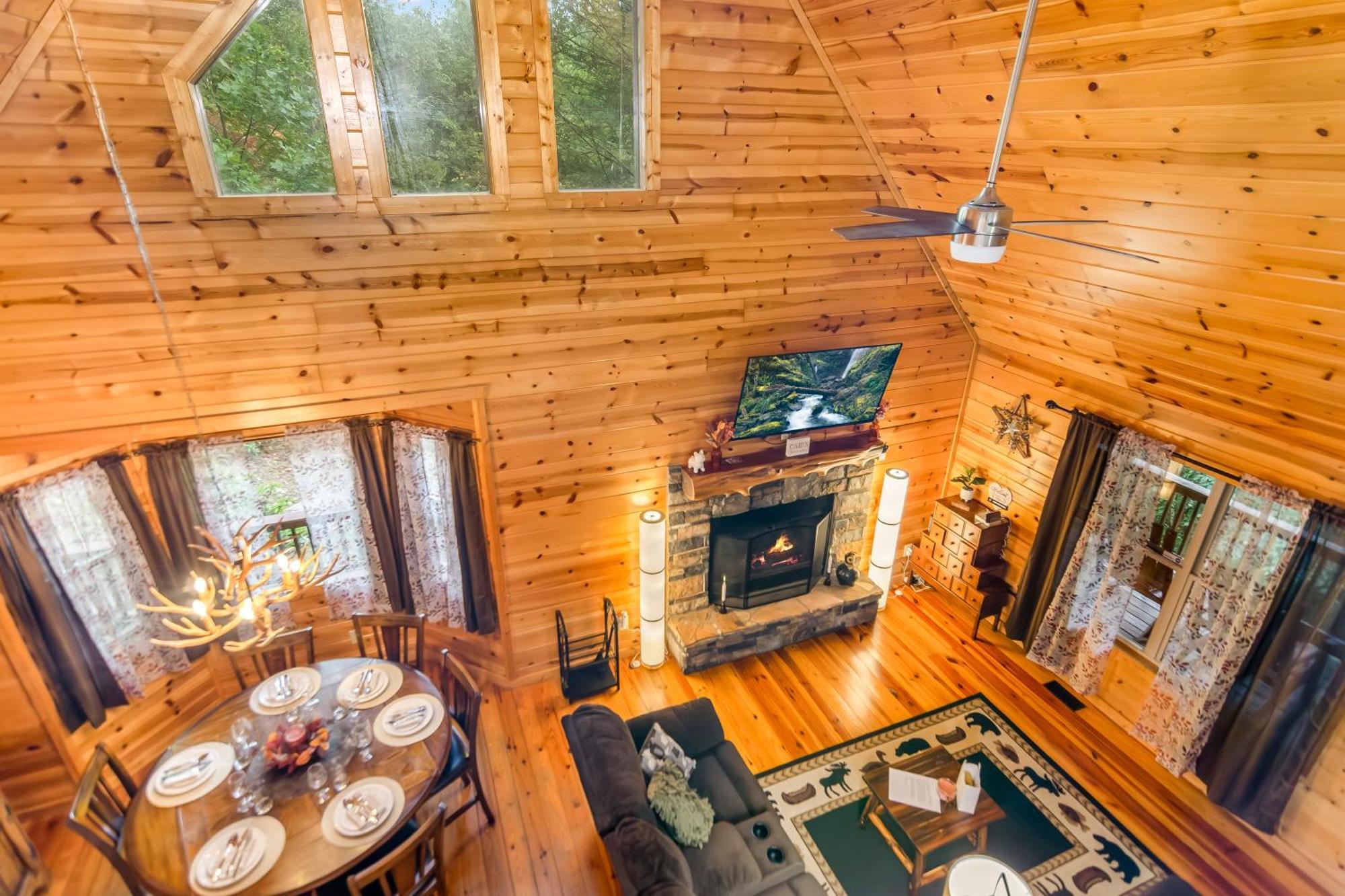 Amazing Creek View Cabin W/ Hot Tub, Firepit & Pool Table Ellijay Exterior foto